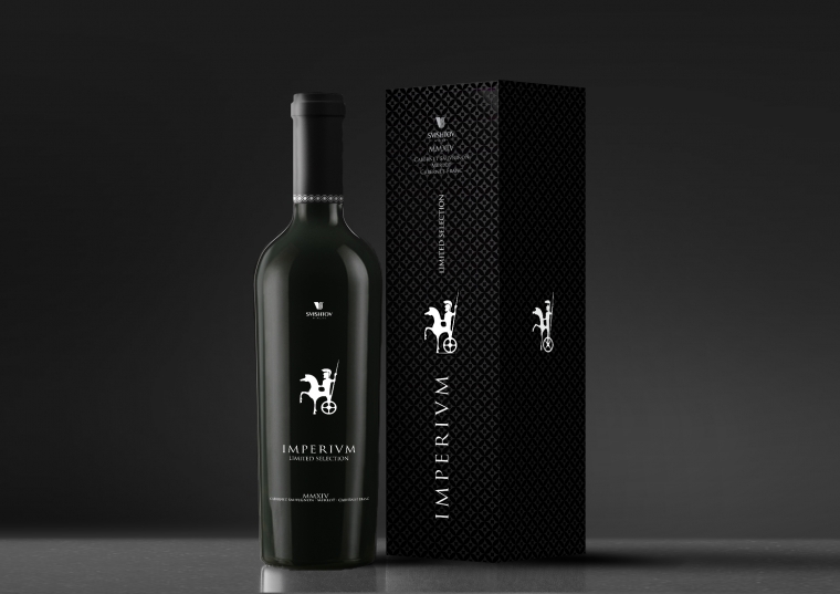 Дизайн на бутилка и кутия на Imperium. Limited Edition